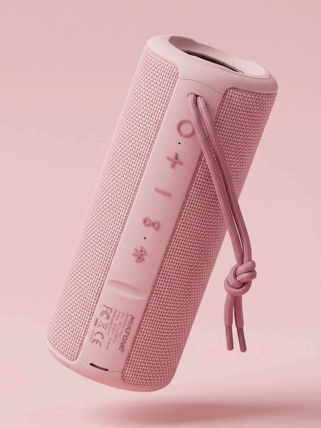 Miatone Pink Boombox Bluetooth Speaker