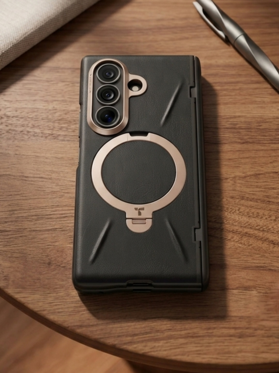 TORRAS Q3 VegSkin for Galaxy Z Fold 8 Ultra Case Leather