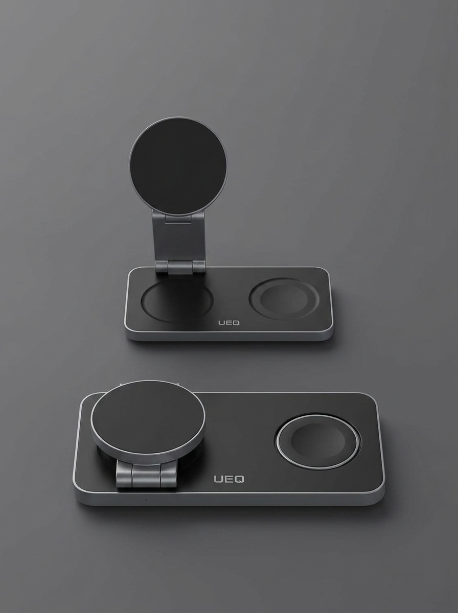 UEQ Foldable 3-in-1 Magnetic Wireless Charging Station